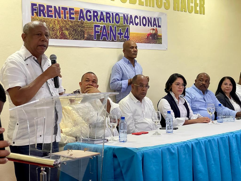 Juramentan en Higüey Frente Agrario Nacional en respaldo a reelección de Abinader