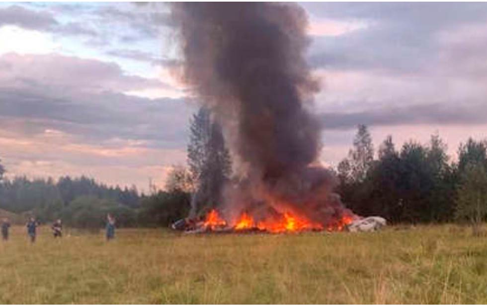 Se estrella un avión en la provincia rusa de Tver